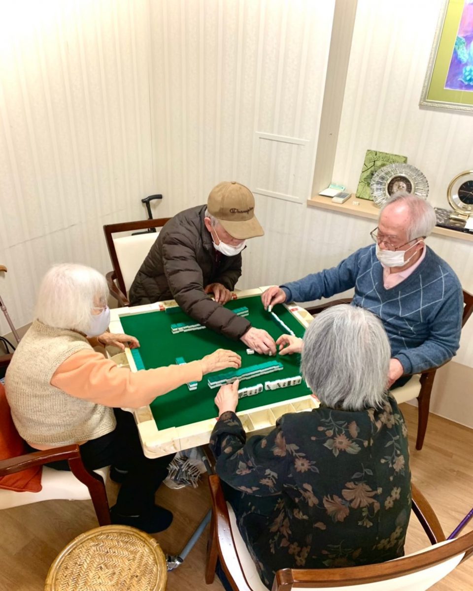 麻雀タイム️ ぶどうの木 デイサービス from Instagram