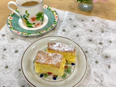 手作りチェリーケーキ ぶどうの木 デイサービス from Instagram