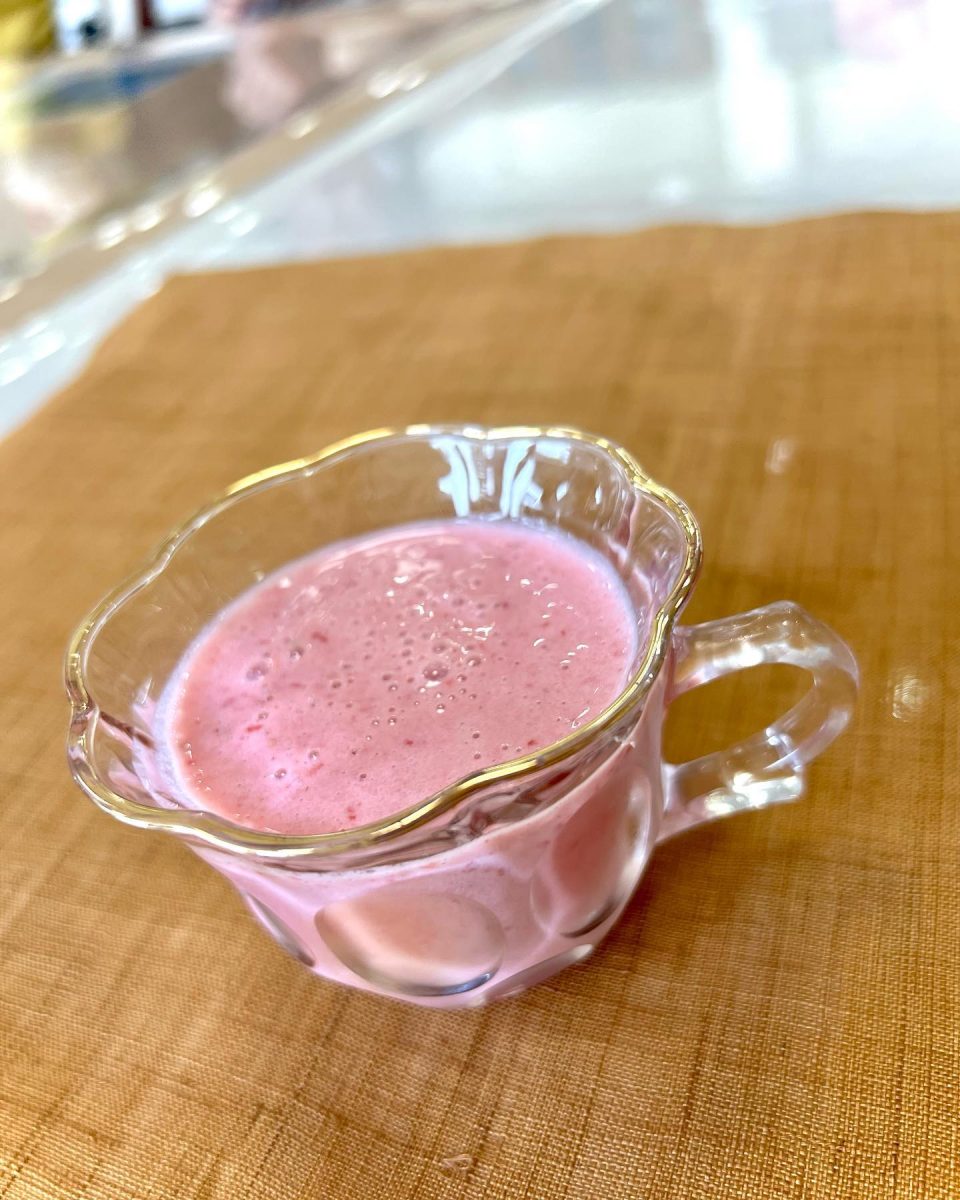 いちごジュース ぶどうの木 デイサービス from Instagram